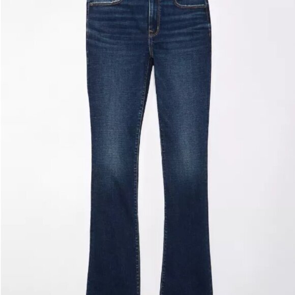 NWT: American Eagle Next Level High-Waisted Skinny Kick Jean | 2 short - Picture 2 of 6